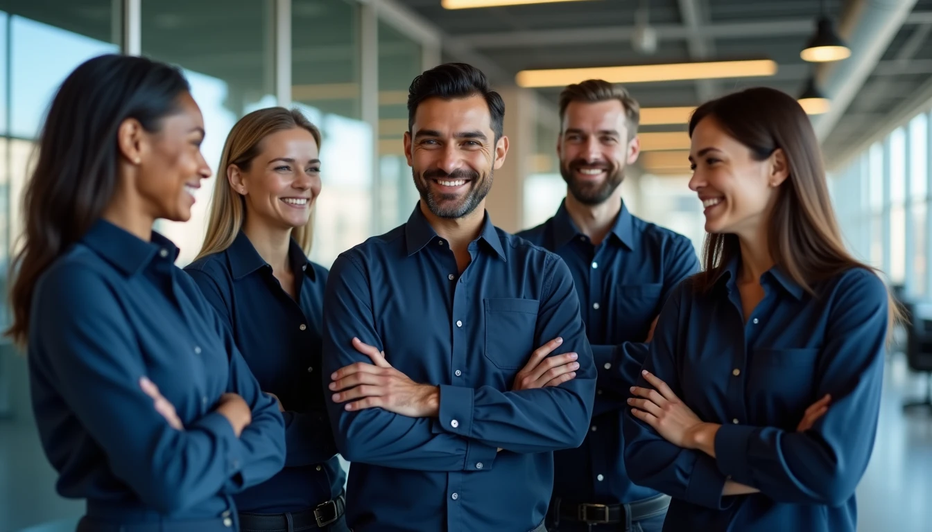 Développer l'esprit d'équipe par les Vêtements de travail