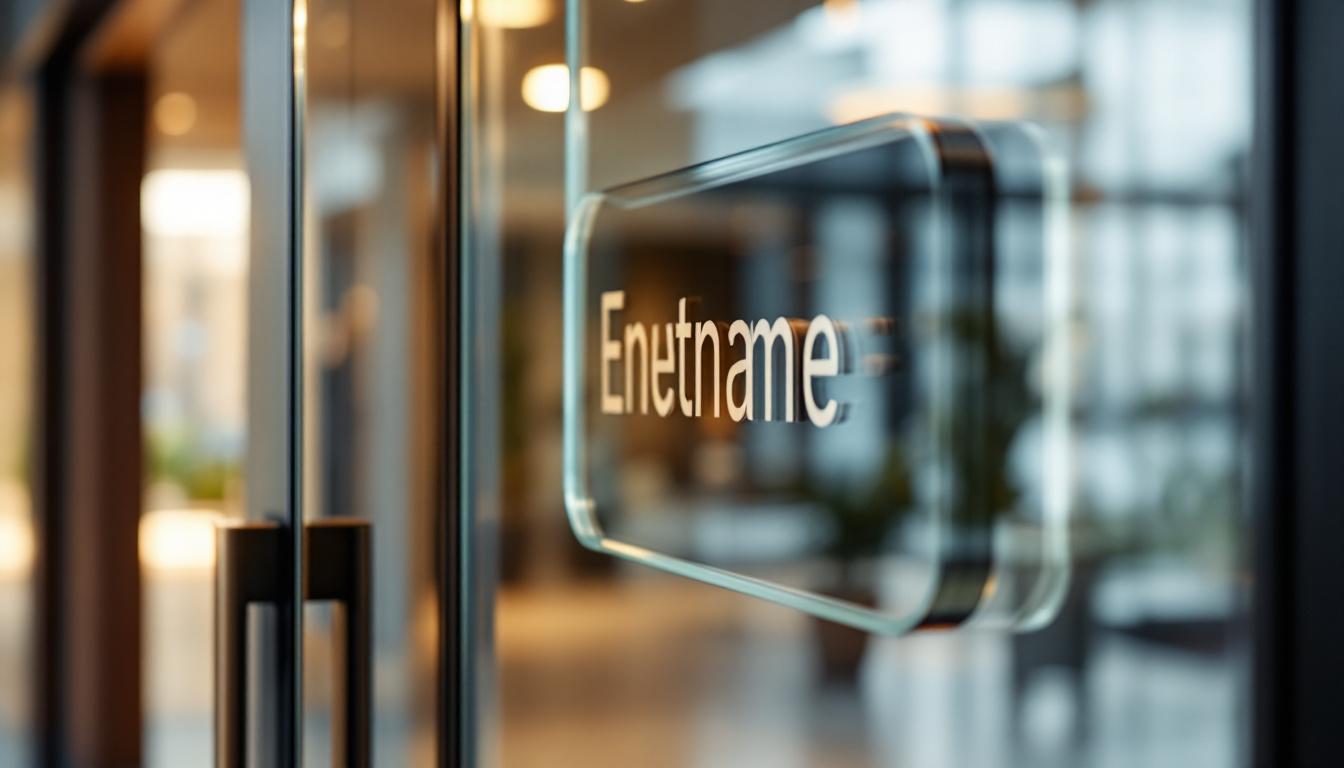 Les matériaux incontournables pour les plaques de porte d’entrée en entreprise